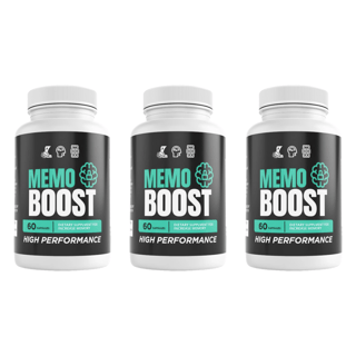 Memo Boost Mind Memory Health Support Dietary Supplement 60 Capsules Bundle of 3 — photo 1