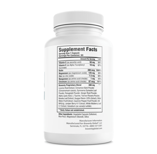 Bravenly Burn Blood Sugar Health Support Dietary Supplement 60 Capsules — photo 2