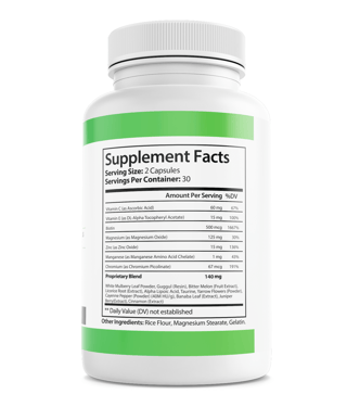 Sugar Vita Dietary Supplement 60 Capsules — photo 2