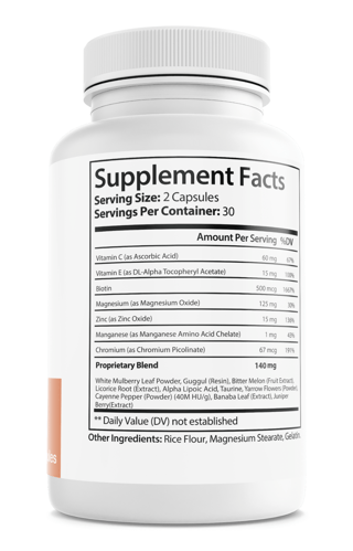 Glyco Mute Glucose Support Dietary Supplement 60 Capsules — photo 2