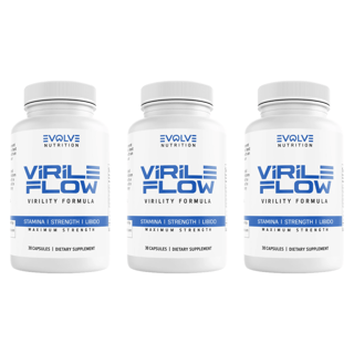 Virile Flow Mens Health Support Dietary Supplement 30 Capsules (Bundle of 3) — photo 1