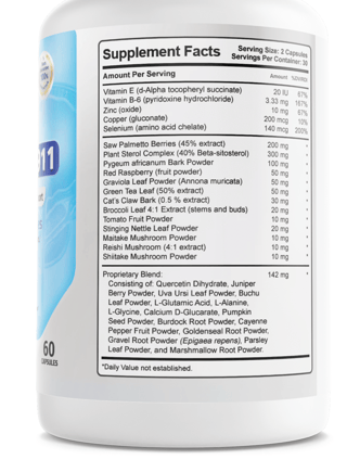 Prostate 911 Maximum Strength Prostate Support Dietary Supplement - 60 Capsules — photo 2