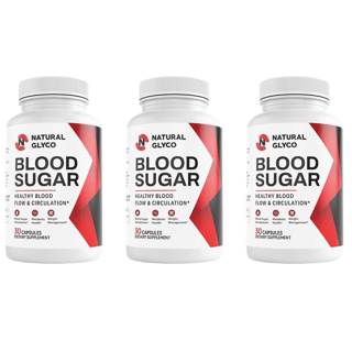 Natural Glyco Blood Sugar Support Dietary Supplement 30 Capsules (Bundle of 3) — photo 1
