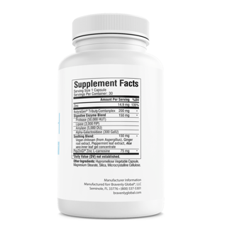 Bravenly Refresh Digestive Health Support Dietary Supplement 30 Capsules — photo 2