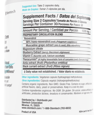 Stemtech Stemflo Advanced Stem Cell Nutrition Dietary Supplement 60 Capsules — photo 2