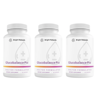Bright Naturals Glucobalance Pro Dietary Supplement 60 Capsules (Bundle of 3) — photo 1