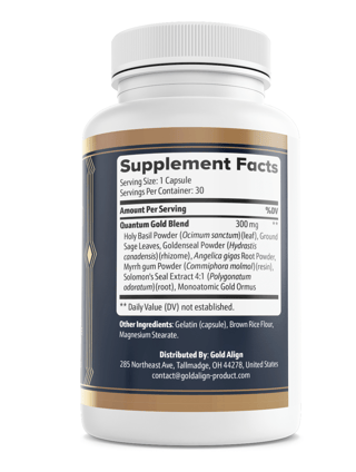 Gold Align Dietary Supplement  30 Capsules — photo 2