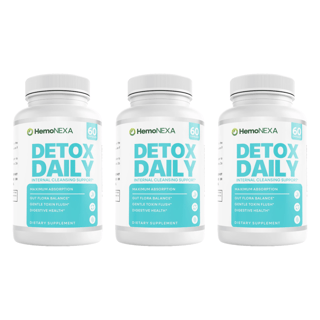 HemoNEXA Detox Health Support Dietary Supplement 60 Capsules Bundle of 3 — photo 1