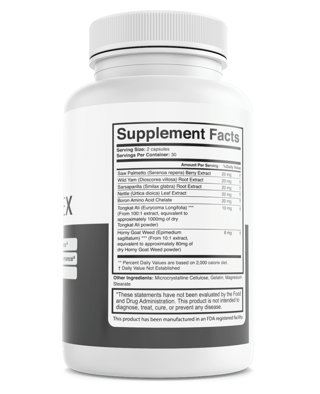 Man Force X Male Health Stamina Support Dietary Supplement 60 Capsules — photo 2