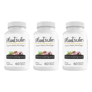 Plantsulin Blood Sugar Support Dietary Supplement 60 Capsules (Bundle of 3) — photo 1