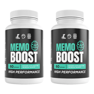 Memo Boost Mind Memory Health Support Dietary Supplement 60 Capsules Bundle of 2 — photo 1