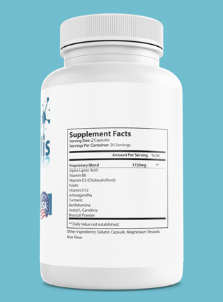 Nervalis Nerve Health Nervous System Support Dietary Supplement 60 Capsules — photo 2