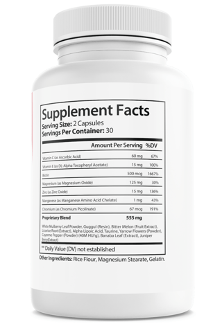 Free Sugar Plus Dietary Supplement 60 Capsules — photo 2