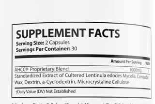 AHCC Pappilex  Support Dietary Supplement 60 Capsules — photo 2