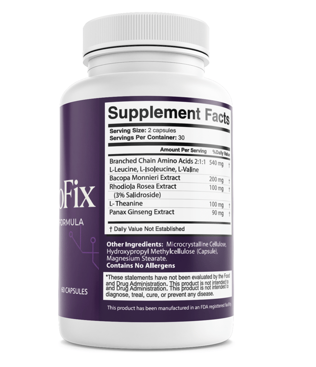 Memo Fix Memory Health Support Dietary Supplement 60 Capsules — photo 2