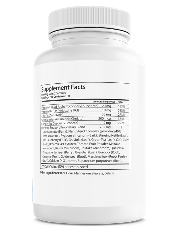 UroCalm Prostate and Urinary Health Support Dietary Supplement 60 Capsules — photo 2