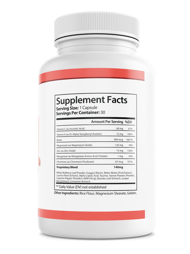 Bio Gluco Life Blood Health Support Dietary Supplement 30 Capsules — photo 2