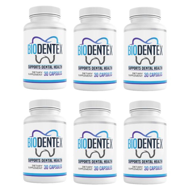 Bio Dentex Dental Health Support Dietary Supplement 30 Capsules (Bundle of 6) — photo 1