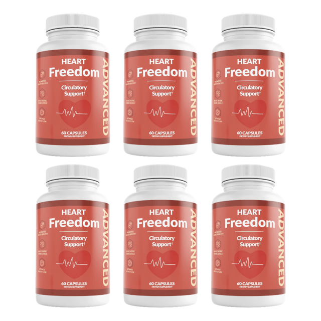 Heart Freedom Circulatory Support Dietary Supplement 60 Capsules (Bundle of 6) — photo 1