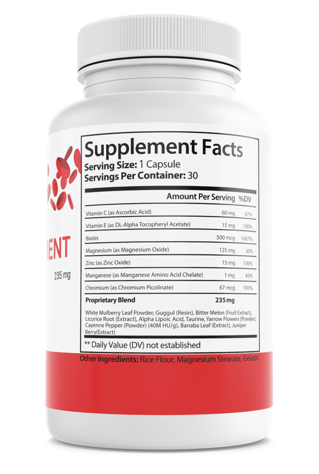 Glyco Forte Blood Health Support Dietary Supplement 30 Capsules — photo 2