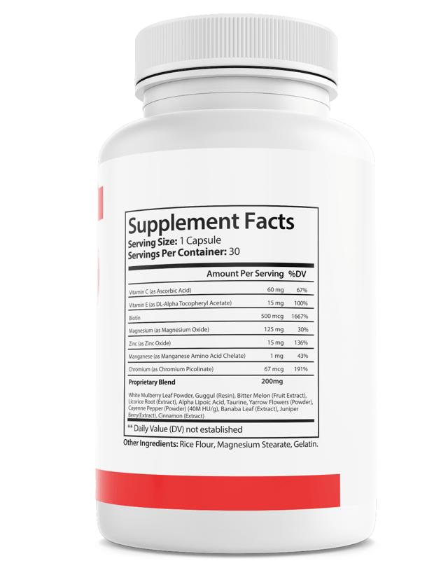 GlucoRX Blood Balance Blood Health Support Gluco RX 30 Capsules (Bundle of 3) — photo 2