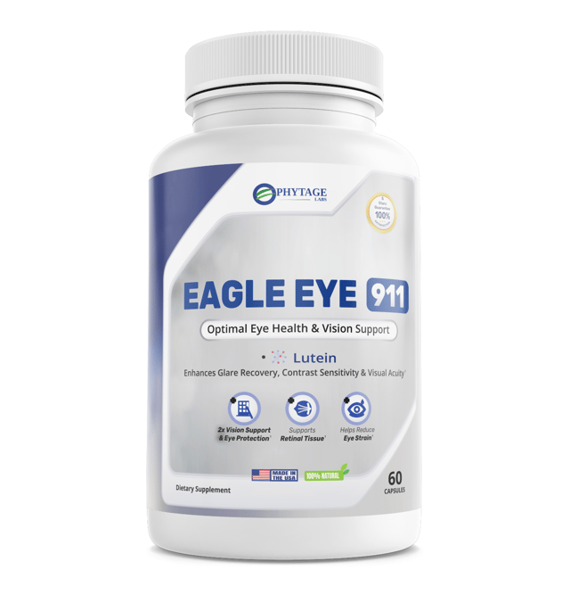 Phytage Labs Eagle Eye Vision Health Support Dietary Supplement 60 Capsules — photo 1