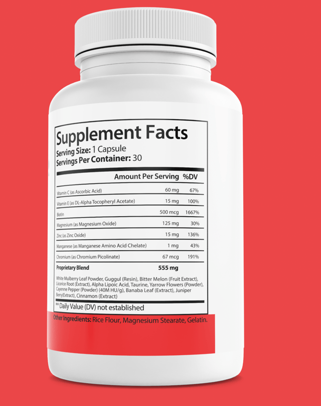 Glyco Balancer Blood Balance Health Support Dietary Supplement 30 Capsules — photo 2