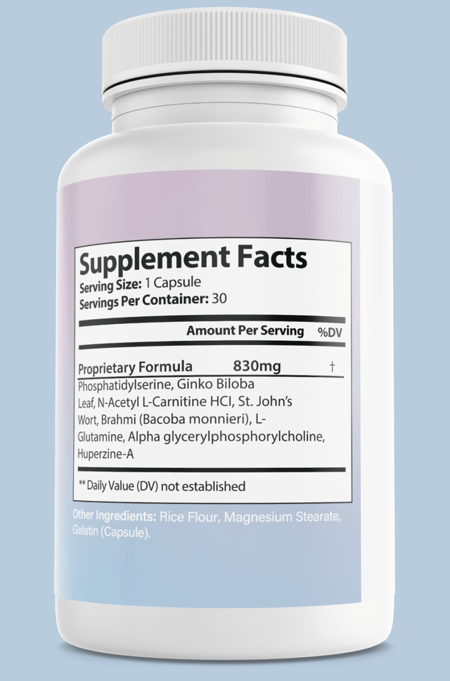 Memyts Mind Health and Cognitive Blend Dietary Supplement 30 Capsules — photo 2