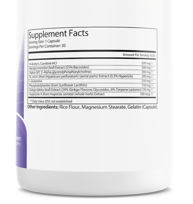 NeuroCept Mind Cognitive Focus Memory Clarity Dietary Supplement 30 Capsules — photo 2