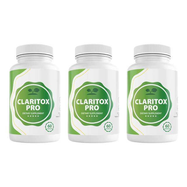 Claritox Pro Dietary Supplement 60 Capsules Bundle of 3 — photo 1
