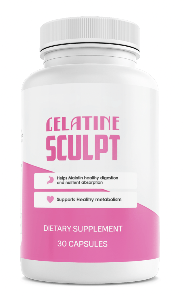 Gelatine Sculpt Gelatin Digestive Health Support Dietary Supplement 30 Capsules — photo 1