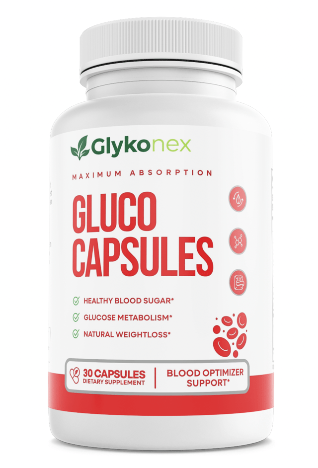 GlykoNex Gluco Capsules Blood Health Support Dietary Supplement 30 Capsules — photo 1