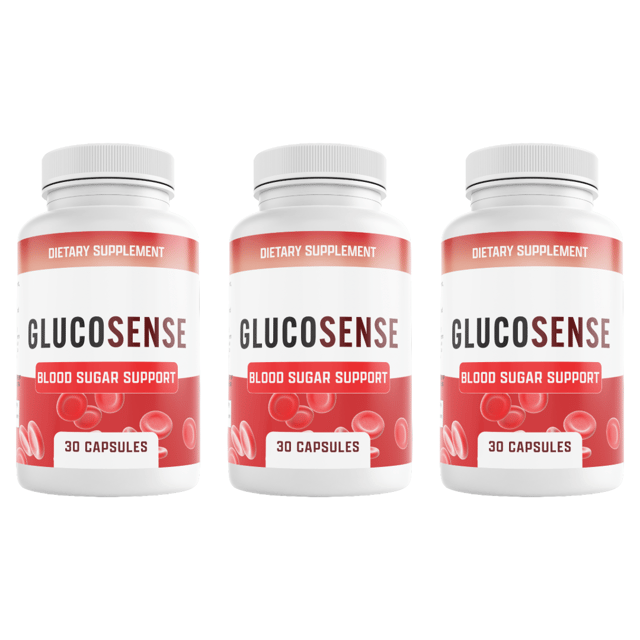 GlucoSense Blood Health Support Dietary Supplement 30 Capsules (Bundle of 3) — photo 1