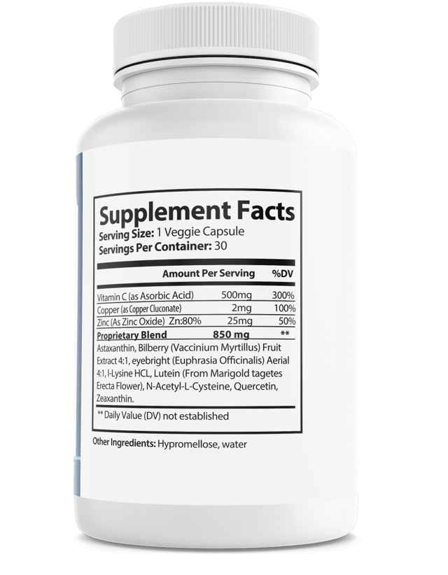 Visium Pro Vision Support Dietary Supplement  30 Capsules — photo 2