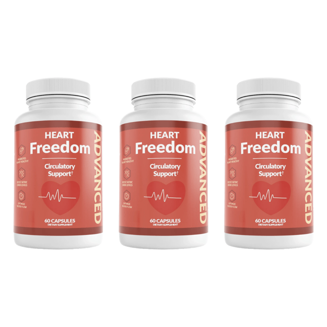 Heart Freedom Circulatory Support Dietary Supplement 60 Capsules (Bundle of 3) — photo 1