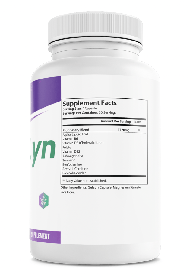NervoLyn Nervo Lyn Nerve Health Support Supplement 30 Capsules — photo 2