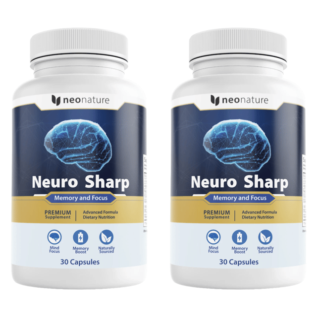 Neuro Sharp Memory Focus Support Dietary Supplement 30 Capsules (Bundle of 2) — photo 1