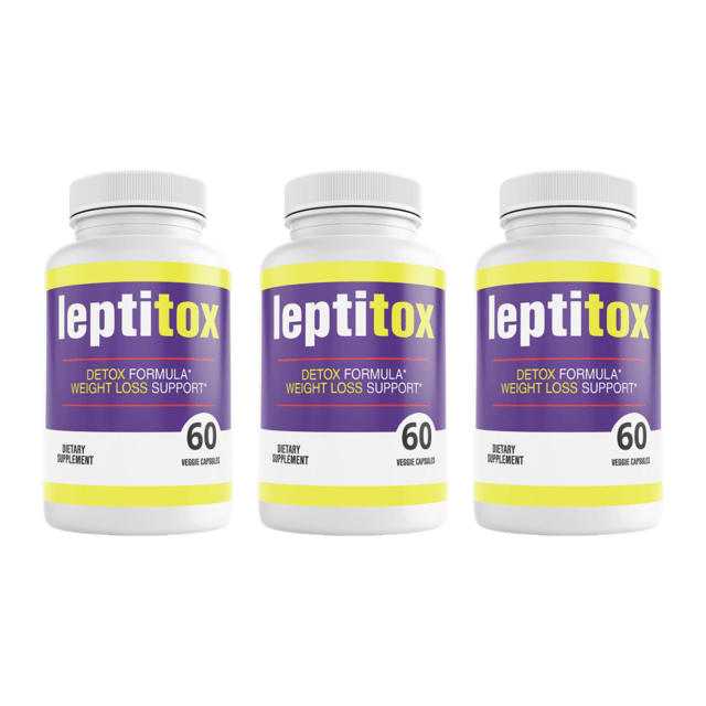Leptitox Dietary Supplement 60 Capsules Bundle of 3 — photo 1