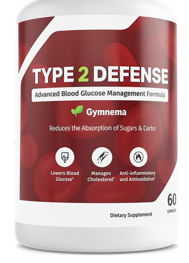 Type 2 Defense Advanced Blood Health Support Formula With Gymnema 60 Capsules — photo 1