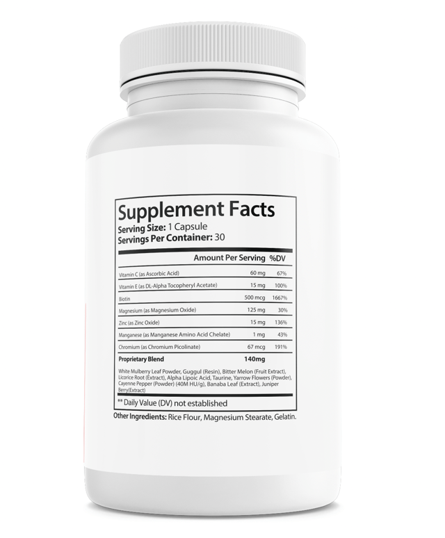 Glyco Lean Blood Gluco Health Support GlycoLean Dietary Supplement 30 Capsules — photo 2