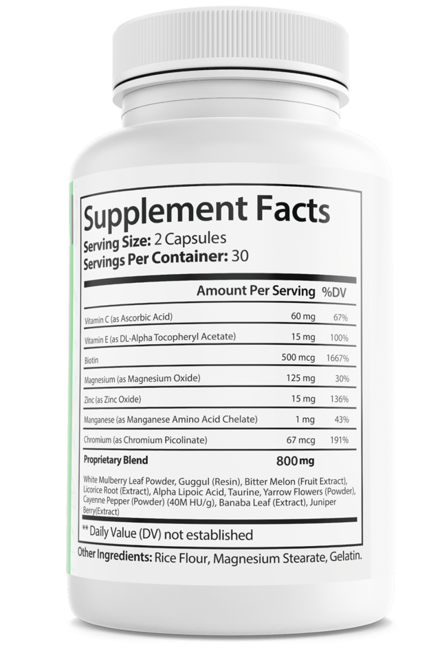 Insulux Blood Health Support Dietary Supplement 60 Capsules — photo 2