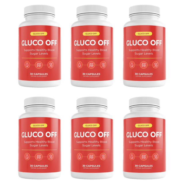 Gluco Off Blood Health Support GlucoOff Supplement 30 Capsules (Bundle of 6) — photo 1