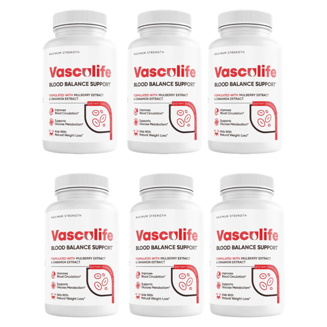 Vasculife Blood Health Support Dietary Supplement 30 Capsules (Bundle of 6) — photo 1
