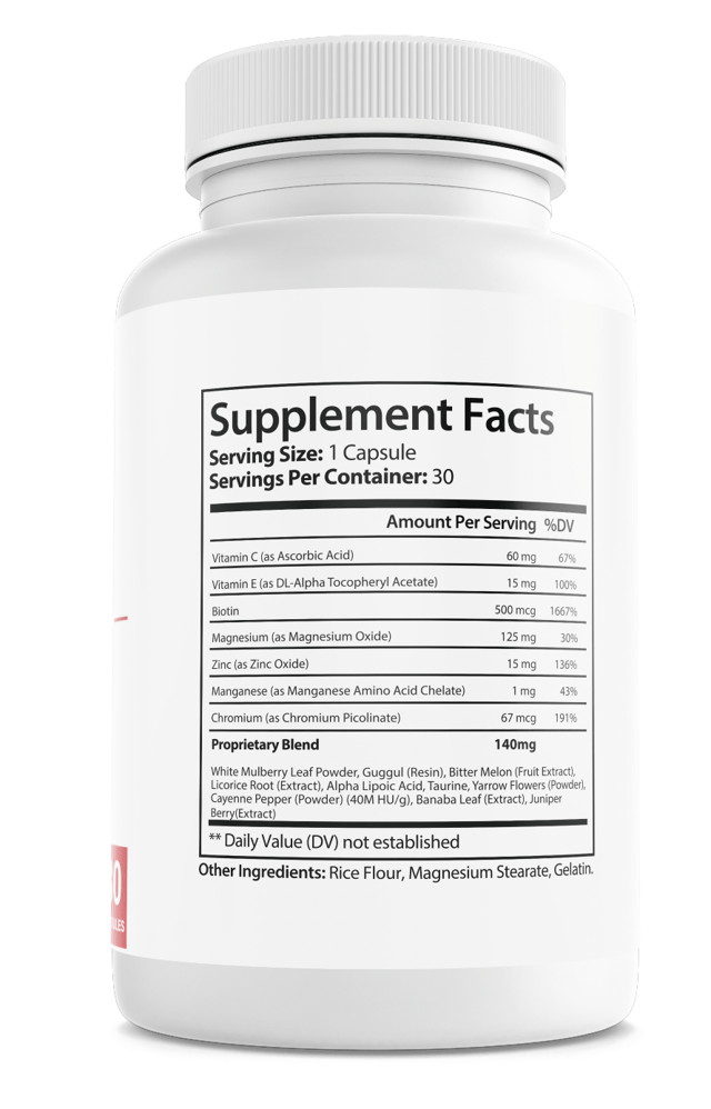 Gluco Shield Blood Health Support VitalEdge Labs Dietary Supplement 30 Capsules — photo 2