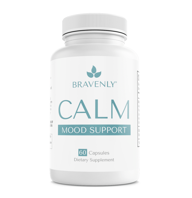 Bravenly Calm Mood Health Support Dietary Supplement 60 Capsules — photo 1