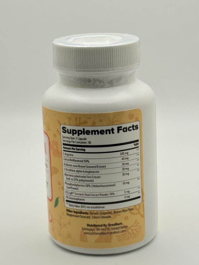 OrexiBurn Capsules for Weight Management Support 30 Capsules Dietary Supplement — photo 2