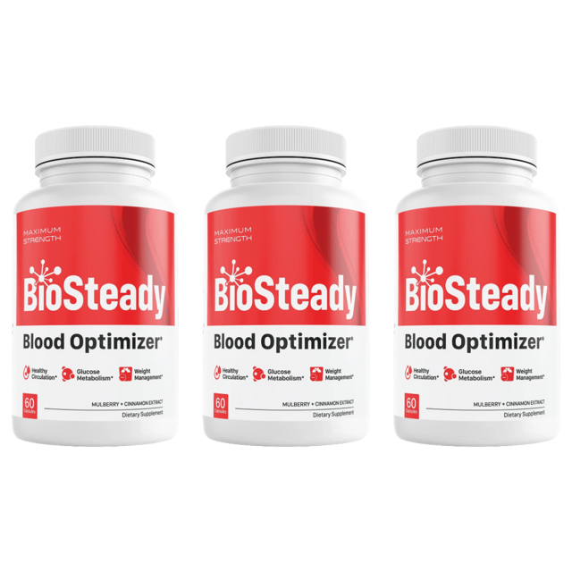 BioSteady Blood Health Support Dietary Supplement 60 Capsules (Bundle of 3) — photo 1