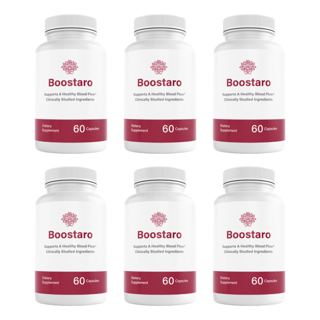 Boostaro for Men Dietary Supplement 60 Capsules Bundle of 6 — photo 1