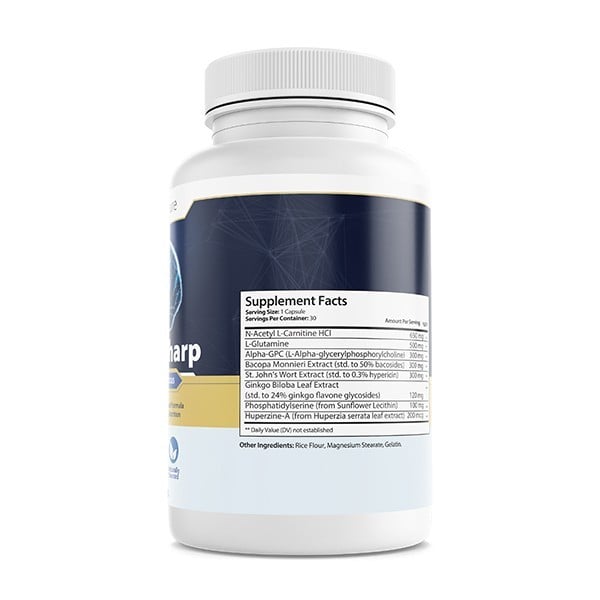 Neuro Sharp Memory Focus  Cognitive Support Dietary Supplement 30 Capsules — photo 2