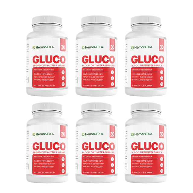 Hemo NEXA Gluco Blood Health Support Dietary Supplement 30 Capsules Bundle of 6 — photo 1